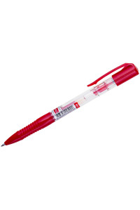 Ручка гелевая автоматическая Crown "Auto Jell" красная, 0,7мм, AJ-3000N