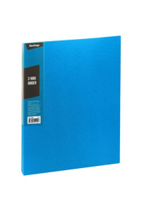 Папка на 2 кольцах Berlingo "Color Zone", 35мм, 600мкм, синяя, ABp_23602