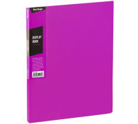Папка с 40 вкладышами Berlingo "Color Zone", 21мм, 600мкм, розовая, AVp_40613