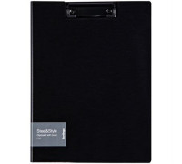 Папка-планшет с зажимом Berlingo "Steel&Style" A4, пластик (полифом), чёрная, PPf_93001