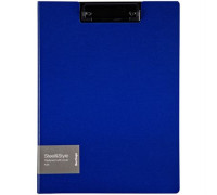 Папка-планшет с зажимом Berlingo "Steel&Style" А4, пластик (полифом), синяя, PPf_93002