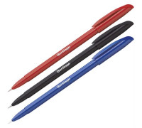 Ручка шариковая Berlingo "Metallic" синяя, 0,7мм, корпус ассорти, CBp_70752