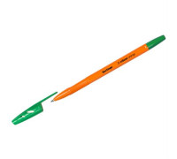 Ручка шариковая Berlingo "Tribase Orange", зеленая, 0,7мм, CBp_70914