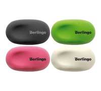 Ластик Berlingo "Ergonomic", овальный, термопластичная резина, 50*30*8мм, Blc_00240