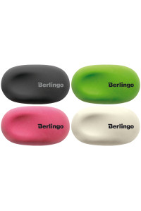Ластик Berlingo "Ergonomic", овальный, термопластичная резина, 50*30*8мм, Blc_00240
