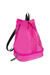 Мешок-сумка 1 отделение Berlingo "Classic pink", 39*28*19см, 1 карман, отделение для обуви, MS1051