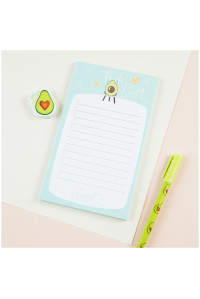 Блок для записей (To Do list) MESHU 10,0*17,0см, 50л., "Avocado", на склейке, MS_46571