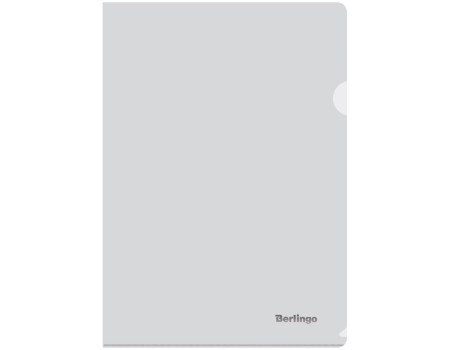 Папка-уголок Berlingo, А4, 180мкм, прозрачная бесцветная