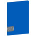 Папка с 20 вкладышами Berlingo "Soft Touch", 17мм, 700мкм, синяя, с внутр. карманом