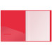 Папка с 20 вкладышами Berlingo "Soft Touch", 17мм, 700мкм, красная, с внутр. карманом