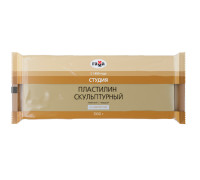 Пластилин скульптурный Гамма "Студия", телесный, твёрдый, 1кг, 2.80.Е100.001