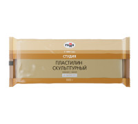 Пластилин скульптурный Гамма "Студия", телесный, мягкий, 1кг, пакет, 2.80.Е100.002
