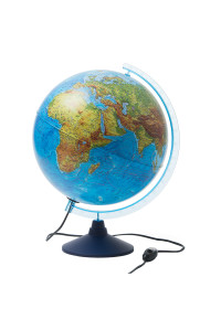 Глобус физико-политический Globen, 32см, с подсветкой на круглой подставке, Ке013200228