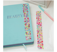 Наклейки акриловые MESHU "Colorful line", 25*7,8см, стразы, 500 наклеек, инд. уп., европодвес, MS_36662