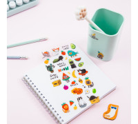 Наклейки гелевые MESHU "Jucy cats", 10*22см, 36 наклеек, инд. уп., европодвес, MS_42768