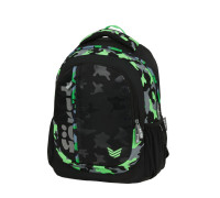 Рюкзак Först F-Trend "Neon military" 40*29*18см, 2 отделения, 3 кармана, эргономичная спинка, FT-RM-070103