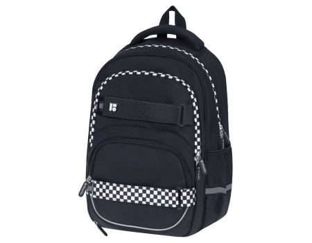 Рюкзак Berlingo Free Spirit "Square", 41*28*17см, 2 отделения, 3 кармана, уплотненная спинка