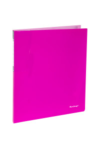 Папка с 20 вкладышами Berlingo "Neon", 14мм, 700мкм, неоновая розовая, AVp_20813 